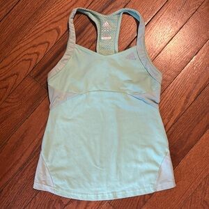Seafoam green Adidas Clima365 workout tank